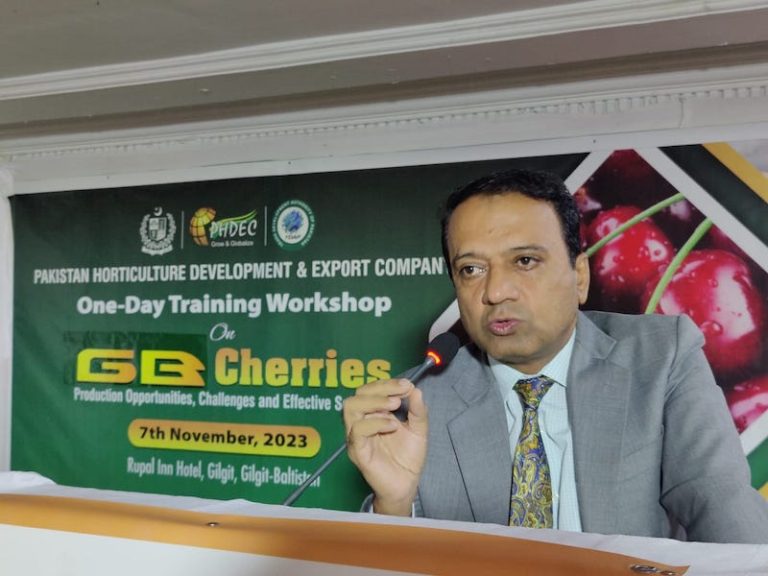 Workshop on Cherry Industry in Pakistan